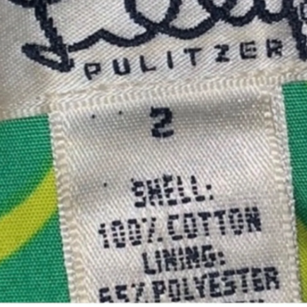 Lilly Pulitzer Vintage Patch Of Paradise Strapless Dress‎ 2 - Picture 5 of 15